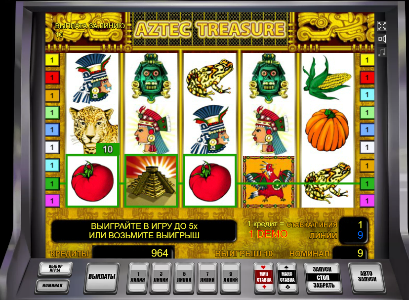 Изображение автомата Aztec Treasure 