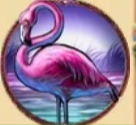 Символ игрового автомата Safari Heat Фламинго