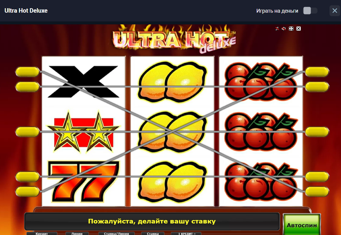 Изображение игрового автомата Ultra Hot Deluxe