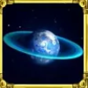 Символ игрового автомата Golden Planet Голубая планета