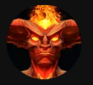Символ игрового автомата Dungeon Immortal Evil Демон