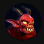 Символ игрового автомата Dungeon Immortal Evil Черт