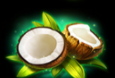 Символ игрового автомата Wild Volcano Кокос