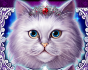 Символ игрового автомата Cutie Cat Кот с диадемой